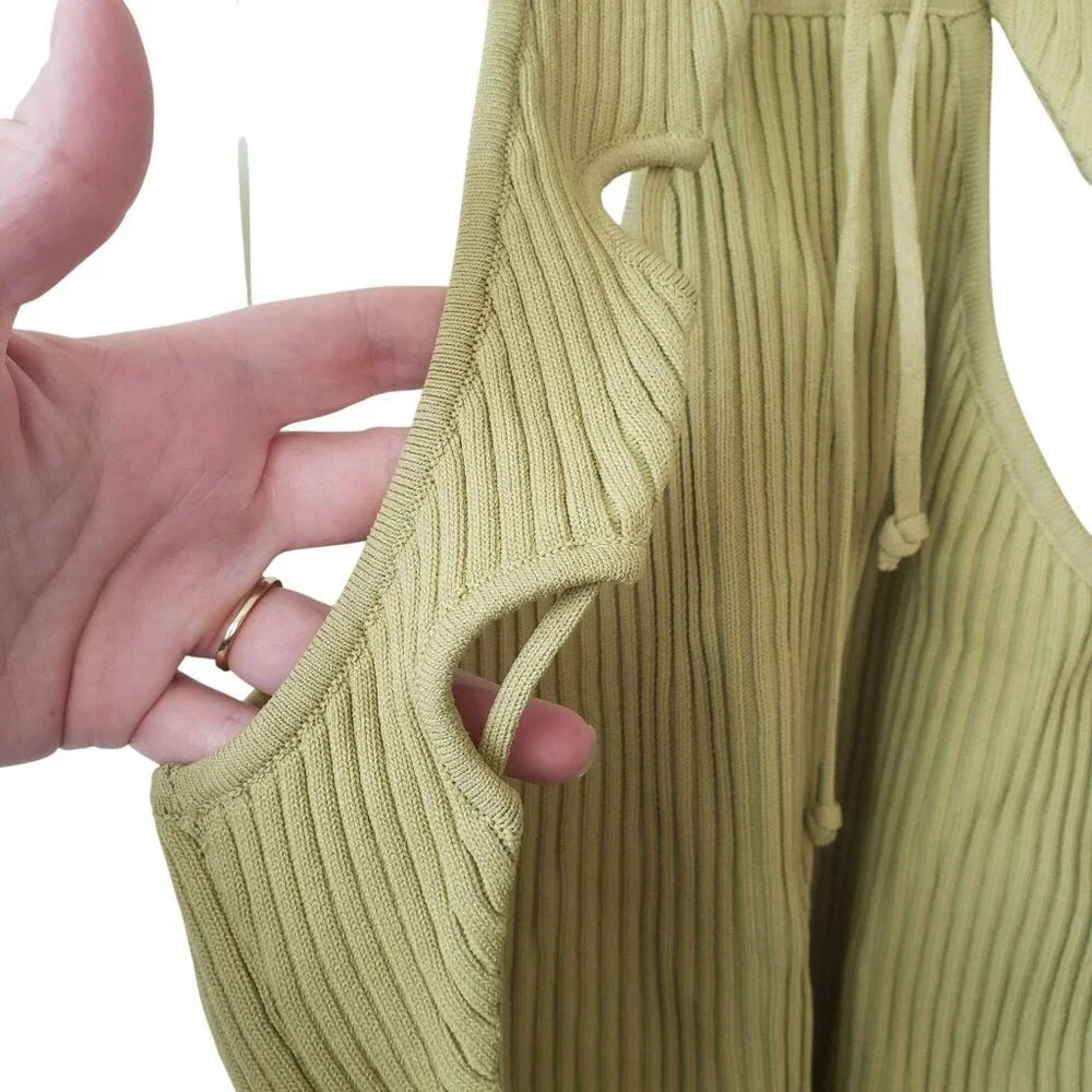 Significant Other Pistachio Green Knit Midi Dress Spring Revolve Australian - Picture 9 of 15